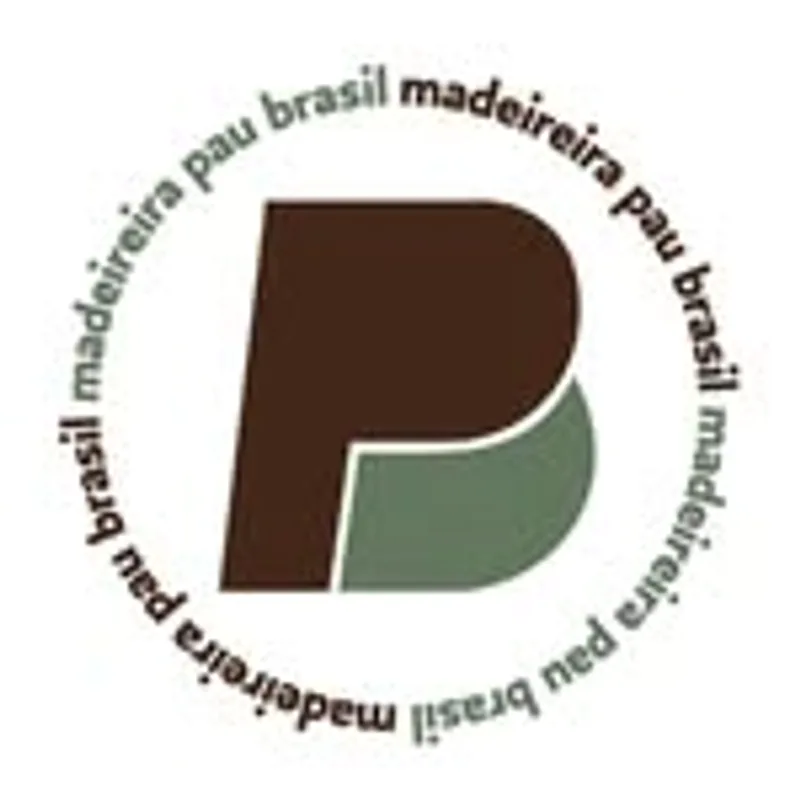 Logo da Madeireira Pau Brasil, fornecedora ligada à Casa D’Ávila